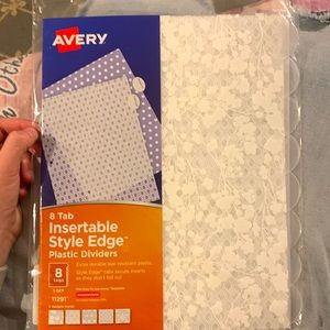 Avery Binder dividers for large binder